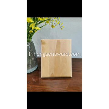 plaque en bois